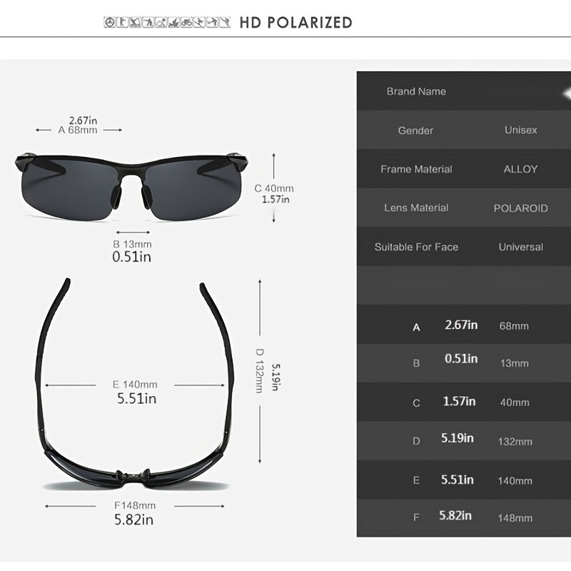 Men's Polarized TAC, For Outdoor Sports Cycling Fishing, Ideal Choice For Gifts
