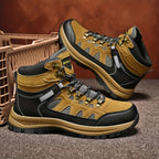 MAINALUN Men's All-Season High-Top Hiking Boots - Heavy-Duty