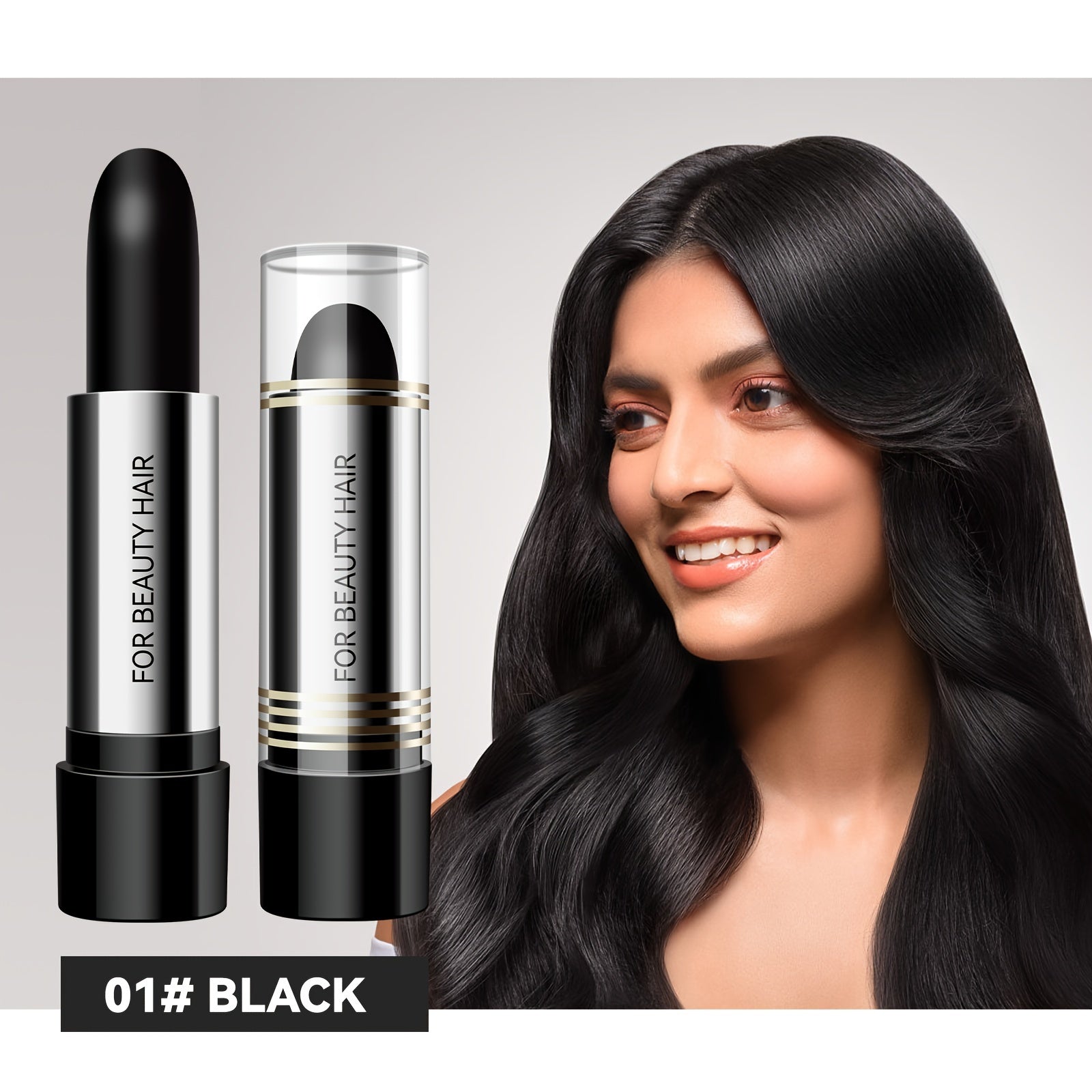 Quick-Apply Hair Color Pen - Long Lasting, Temporary & Mess-Free - Instantly Conceals Gray for All Hair Types - Disposable and Gentle - The Superior Findings Depot