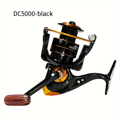 100kg Max Drag Spinning Fishing Reel - 13 Ball Bearings, 5.2:1 Gear Ratio, 130LBS/100kg Capacity