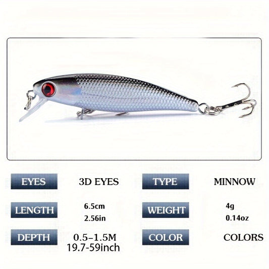 1pc Minnow Lure Sinking Fishing Bait