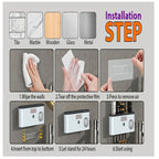 Smart Toothbrush Sanitizer - Automatic Toothpaste Dispenser Wall-Mounted USB