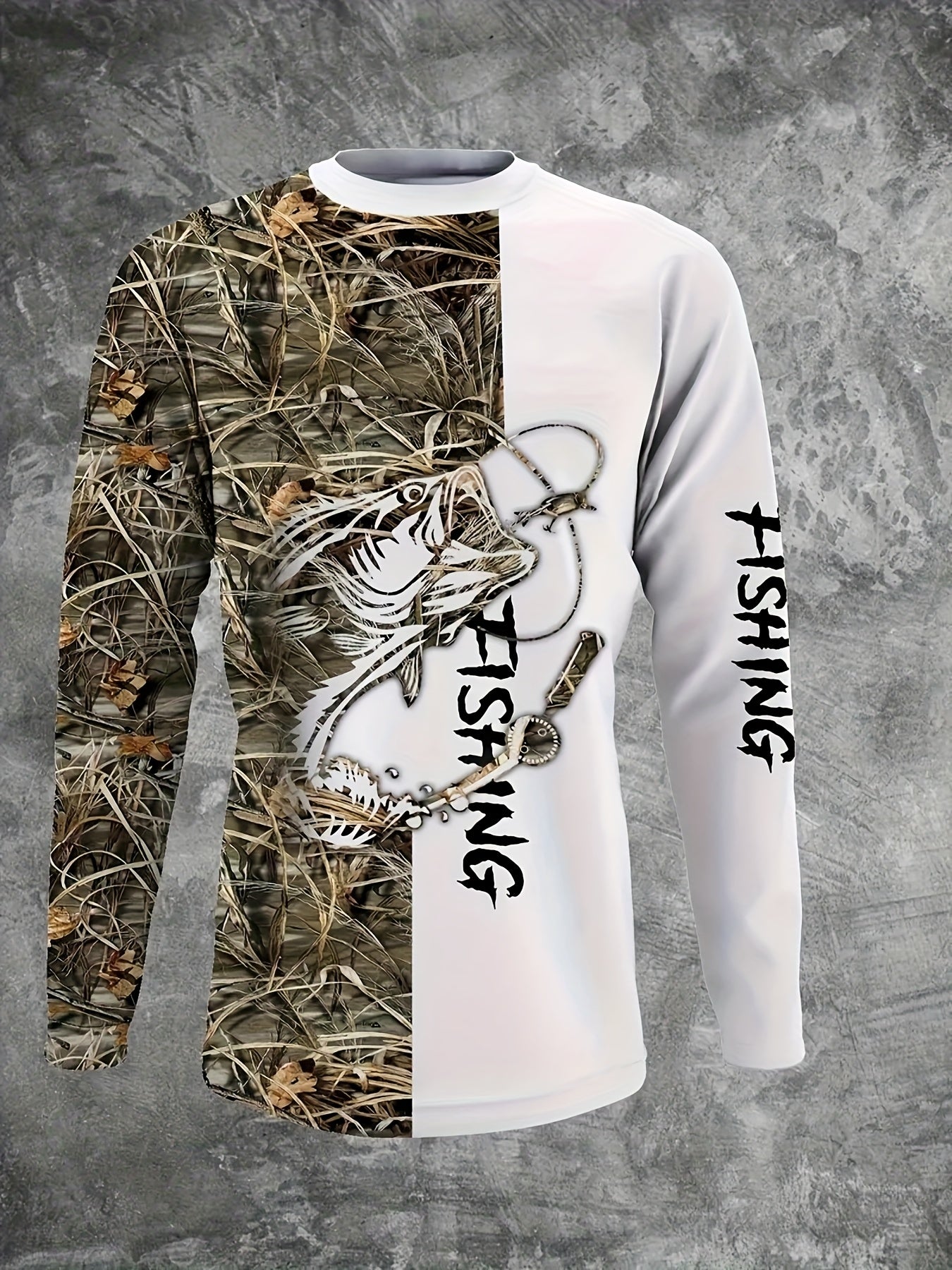 Novel Men'S Stylish Casual Long-Sleeve T-Shirt