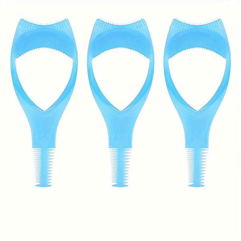 1/3/5pcs Eyelash Makeup Auxiliary Tool Upper Lower Eye Lash Mascara Guard Applicator Guide Helper with Eyelash Comb for Makeup, Mascara Guide, Lash Separator, Compact Design, Dualsided Comb, Smooth Edges, Lightweight Applicat - The Superior Findings Depot