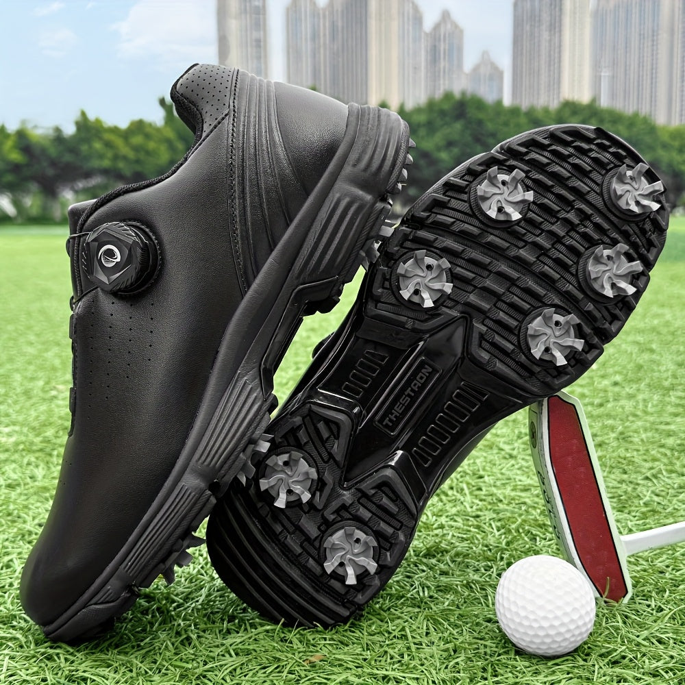 THESTRON Men's Lightweight Golf Shoes - Non-Slip TPU Sole