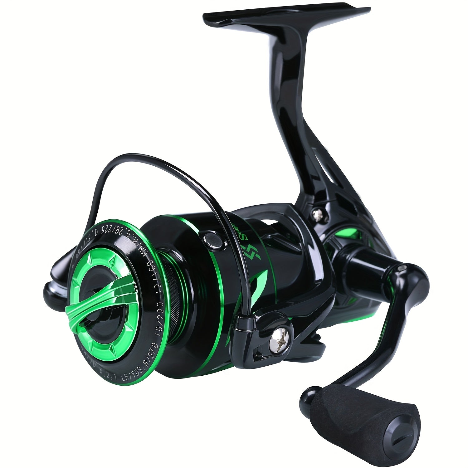 Sougayilang Spinning Fishing Reel - Lightweight 6, 2:1 High-Speed Gear Ratio, Aluminum Alloy Construction, Ergonomic Handle & Adjustable Drag, Mixed Colors for Freshwater & Saltwater Fishing, Ideal Gift for Anglers, Fishing R - The Superior Findings Depot