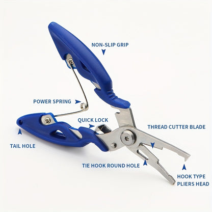 I-1pc I-Premium Multifunctional Multifunctional Fishing Pliers - I-High-Performance Line Cutter &amp; I-Safe Hook Remover - Ihlala isikhathi eside, iyaphatheka, okumele ube nayo yama-Anglers