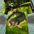 Men's 3D Fishing Graphic T-Shirt - Casual Summer Teen Apparel