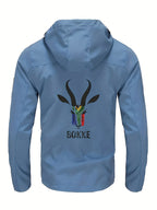 BOKKE Men's Lightweight Pilot Jacket - African Wildlife Print