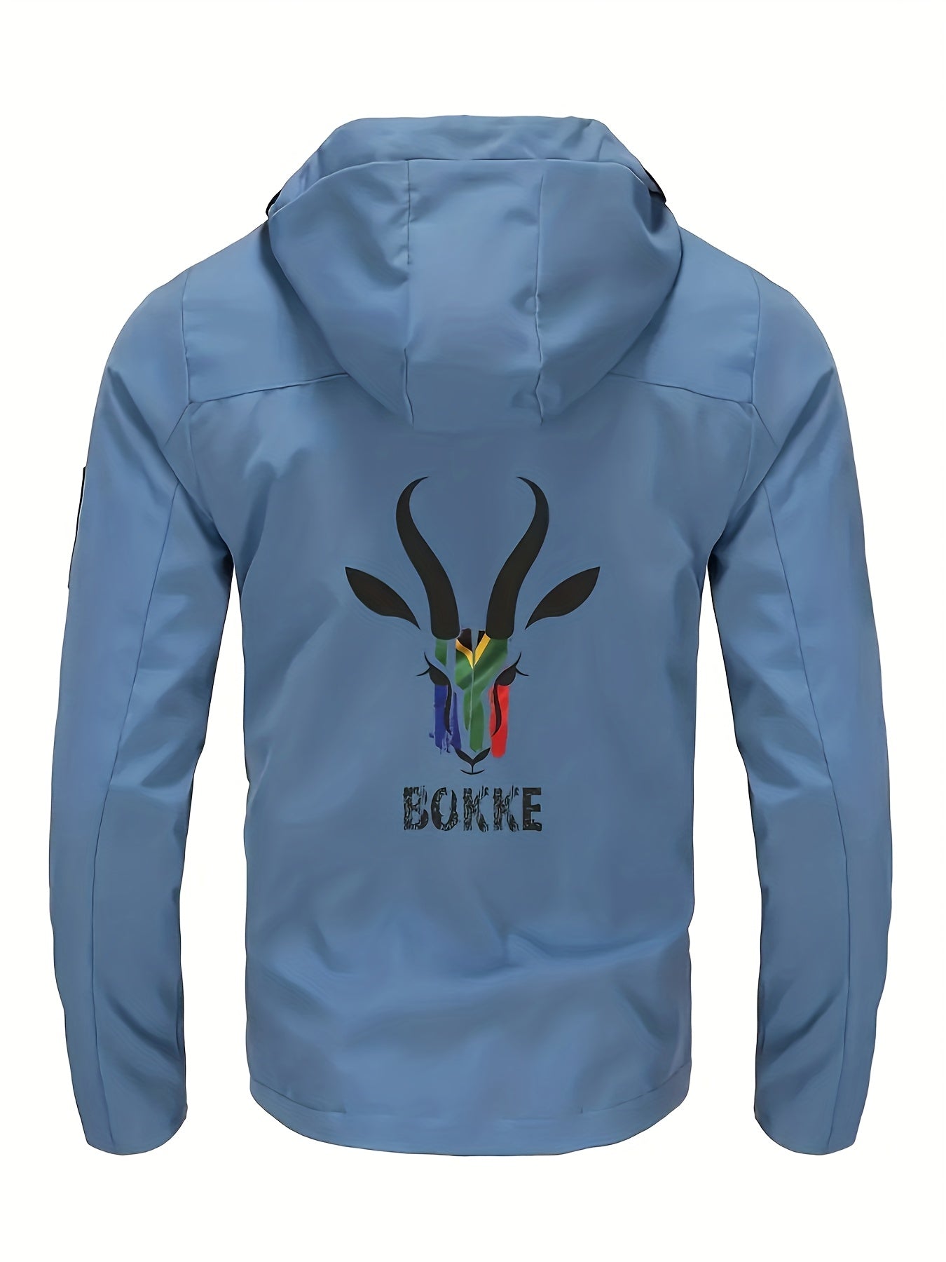 BOKKE Men's Lightweight Pilot Jacket - African Wildlife Print