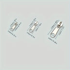 12pcs Instant Zipper Repair Kit - Multiple Sizes Universal Design