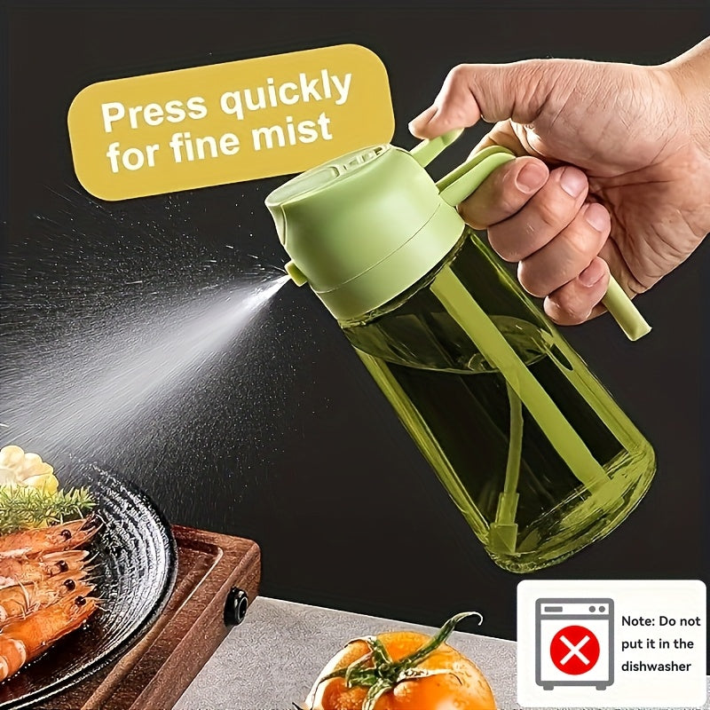 1pc BPA-Free Food-Grade Spray Bottle - Oil Soy Sauce Vinegar