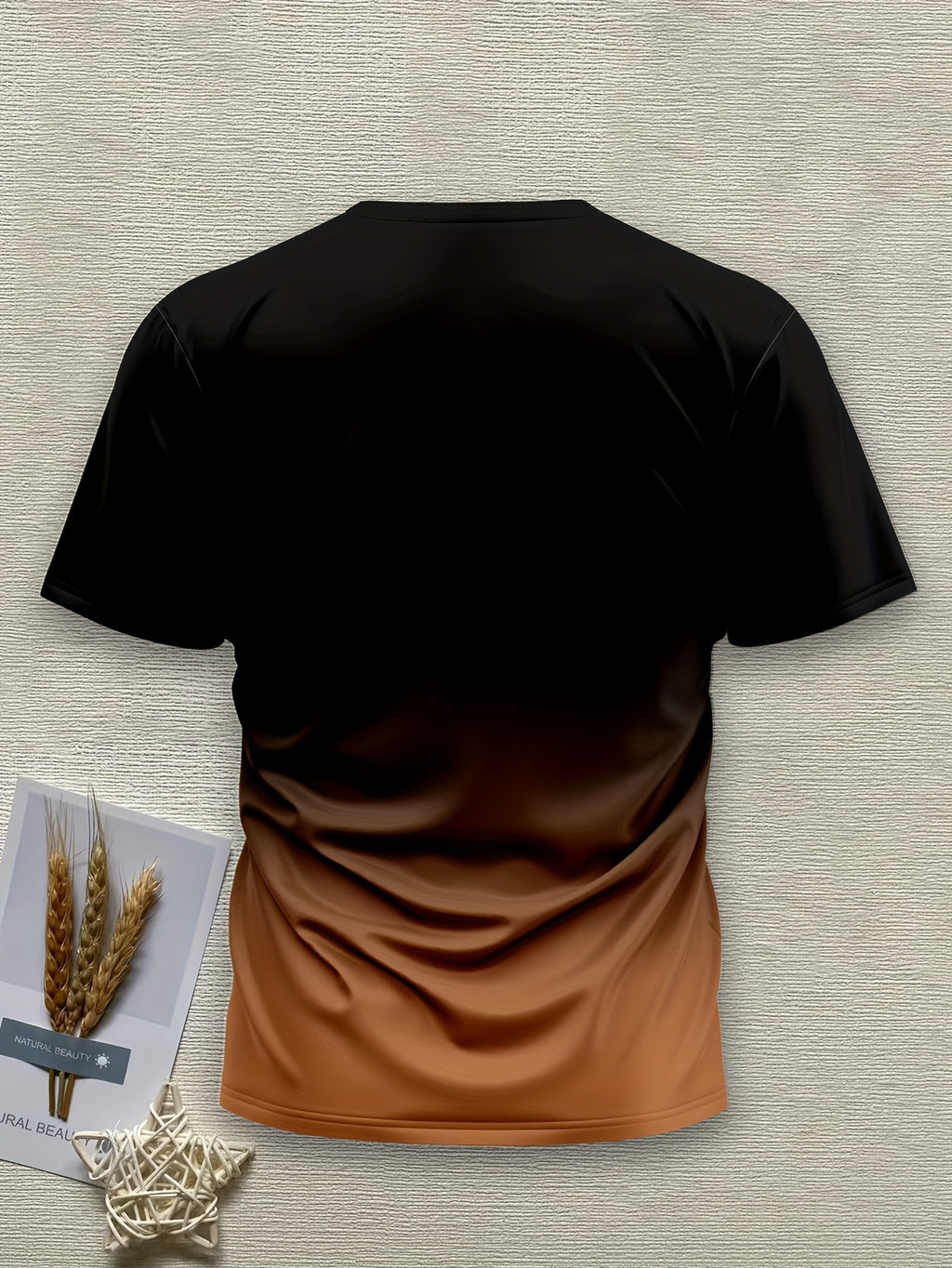 Men's Short Sleeve T-Shirt with Bold "JESUS THE WAY TRUTH LIFE" Print - Green & White Gradient Casual Round Neck Tee, Machine Washable Regular Fit Religious Graphic Top - The Superior Findings Depot