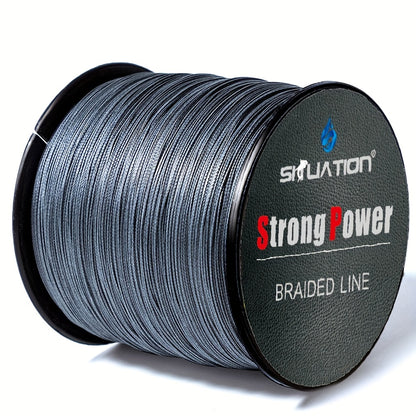500m/1640ft Ulayini Wokudoba we-Multifilament - I-Wear Resistant, 4-Strand PE Anti-abrasion Braided, Smooth Long Casting, 10/20/30/40/80LB (4.54/9.07/13.61/18.14/36.29KS i-Purable-Fish) Enthu