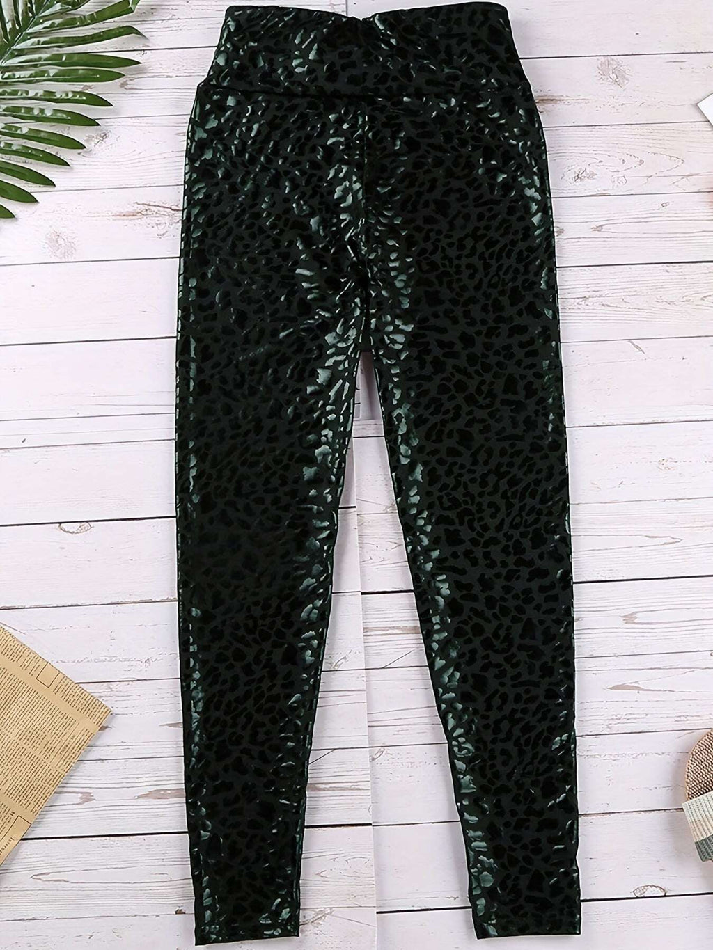 High-Waisted Hourglass Skinny Leggings - Comfortable, Stretchy, and Soft Fabric for Spring & Fall Seasons - Women's Casual Wear for Daily Life, Outdoor Activities, and Travel - The Superior Findings Depot