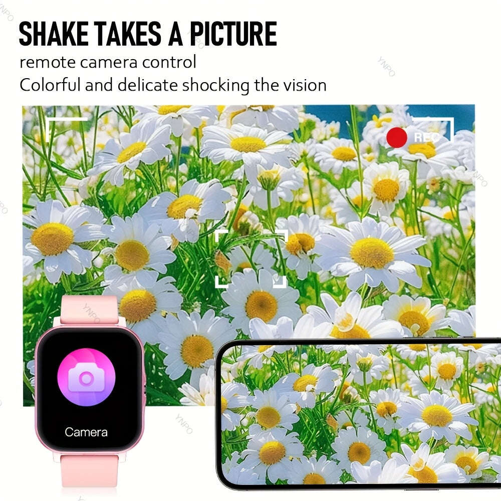 New Smart Watch with Wireless Calling/receiving, Multiple Sports Modes, Camera Control, Message Notification, Borderless Ultra-thin Design, Suitable for Android And iPhone, Unisex As A Gift - The Superior Findings Depot