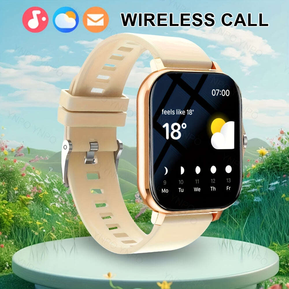 New Smart Watch with Wireless Calling/receiving, Multiple Sports Modes, Camera Control, Message Notification, Borderless Ultra-thin Design, Suitable for Android And iPhone, Unisex As A Gift - The Superior Findings Depot