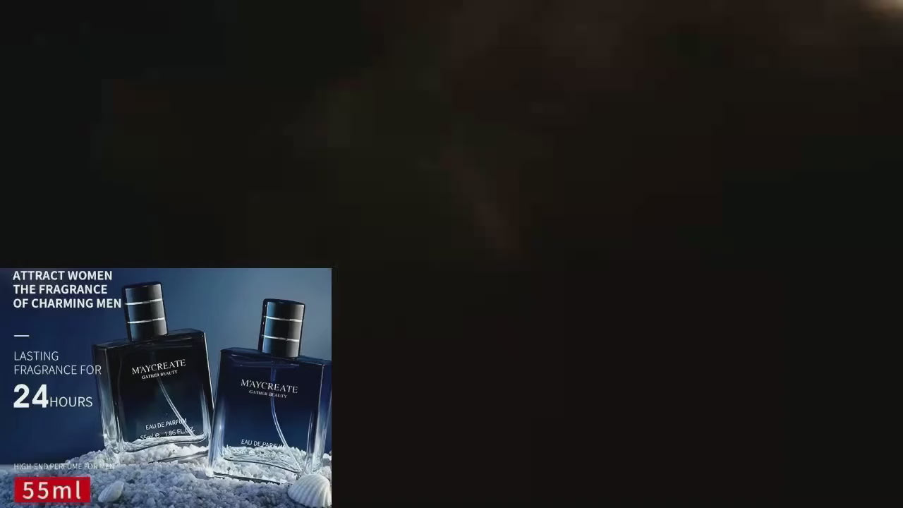 Men's Cologne Perfume, Durable Eau De Parfum Fresh Romantic Gentleman Perfume 55ml, 1.86 FL.OZ Father's Day Gift