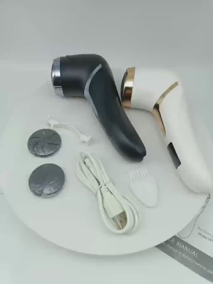 MIGUAN Rechargeable Electric Remover Machine - Portable Digital Foot & Hand File with LCD Display, Professional Pedi Care for Cracked Heels, Dead Beige, Pedicure, Ideal Gift for Diabetics & Sensitive